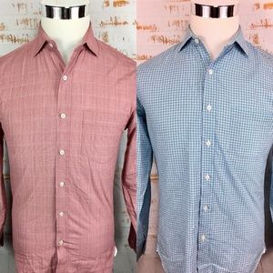 Lot Of 2 J Crew Ludlow Mens Button Up Dress Shirt